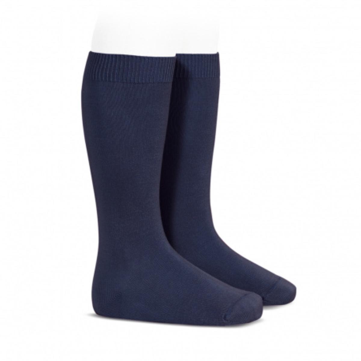 calcetines-altos-basicos-punto-liso-marino